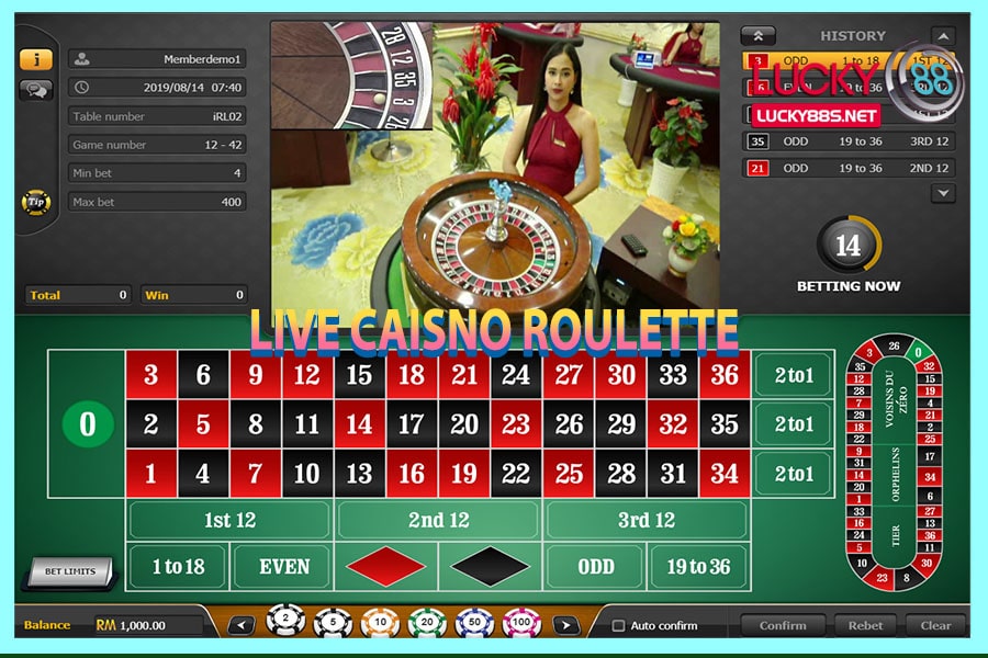 Live caisno roulette 